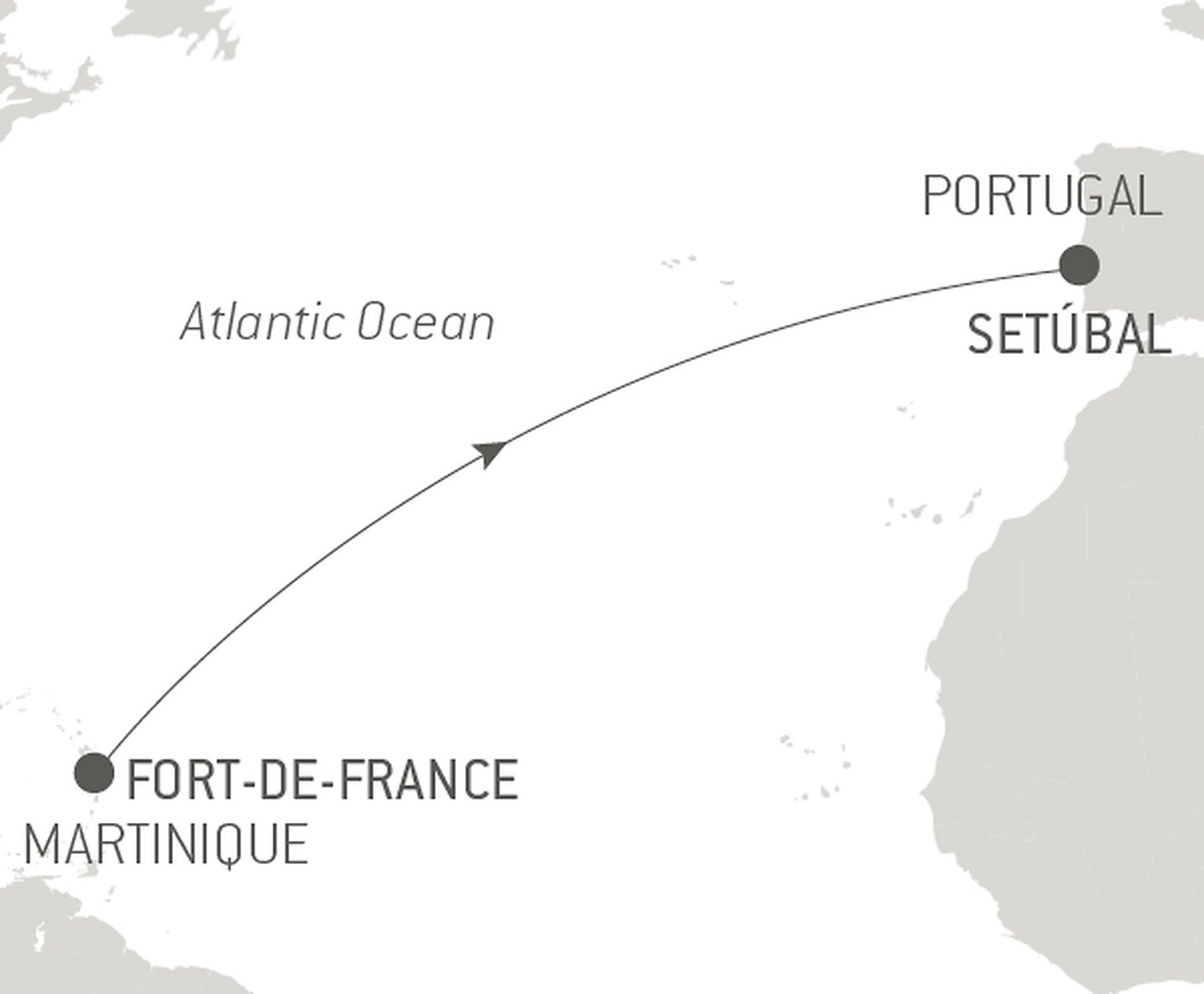 Ocean Voyage: Fort-de-France - Setúbal